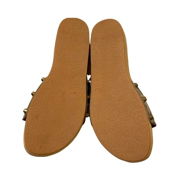 Flogg Nikita Clog Slides Flatform patent Leopard print wooden sole sandals 7.5 - Picture 11 of 11